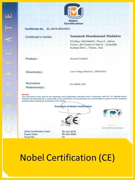 Nobel Certification (CE)